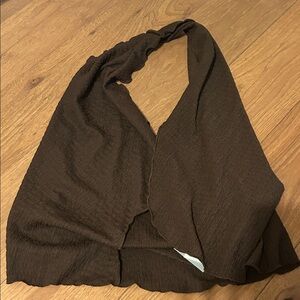 Jade Swim Textured Brown top